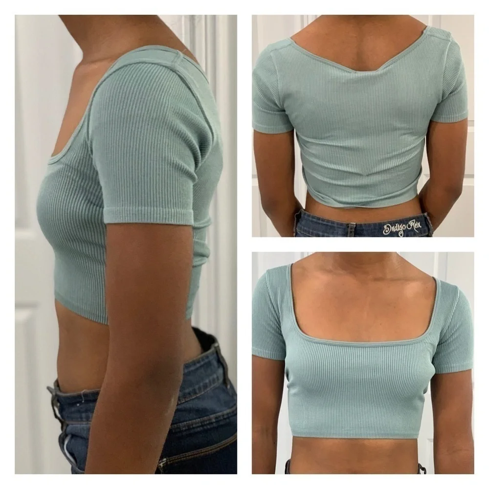 ZARA Limitless Contour Square Neck Top - Picture 5 of 14